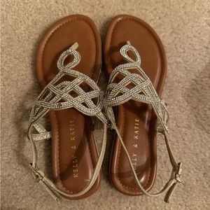 Kelly and Katie sparkly sandals